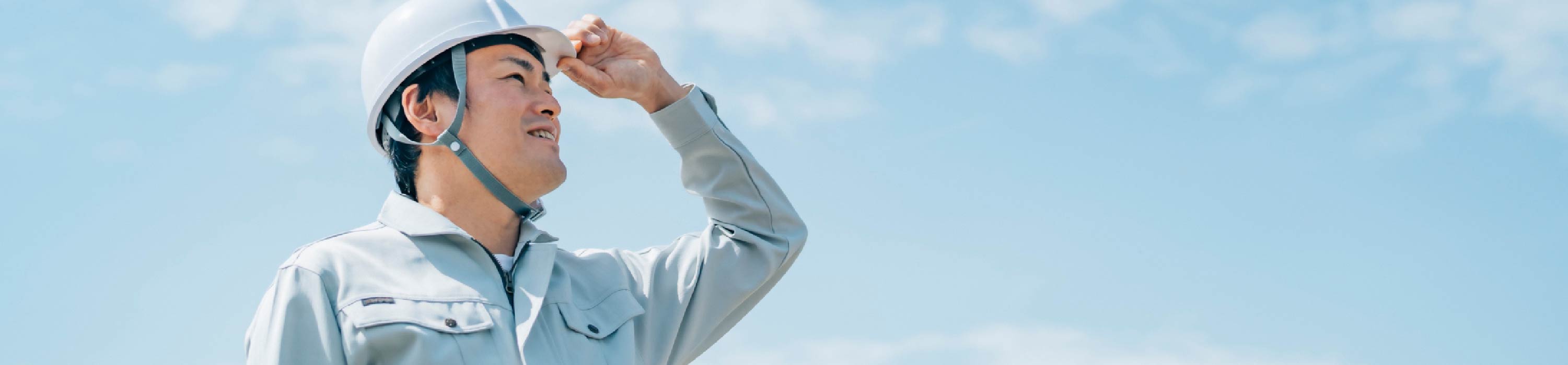 施工現場に取り組む作業員